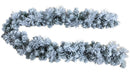 Ghirlanda di Natale Artificiale 2,7 m 178 Aghi Innevato Verde