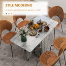 Tavolo Pieghevole a Ribalta 120x60x76.5 cm con 2 Cassetti e Armadietto in Legno Effetto Cemento Grigio      