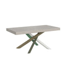 Tavolo Allungabile 180/284x90 cm Volantis Cashmere Gambe Multicolore 4/A      
