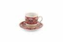 Set 6 Tazzine da Caffè in Porcellana Villa d'Este Home Tivoli