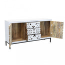 Mobile Cooper 150x40x80 h cm in Legno Marrone