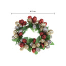 Set 12 Giro Candela con Glitter Ø7 cm 