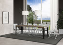  Tavolo Allungabile 90-246x90x77 cm Flame Tortora Telaio Antracite