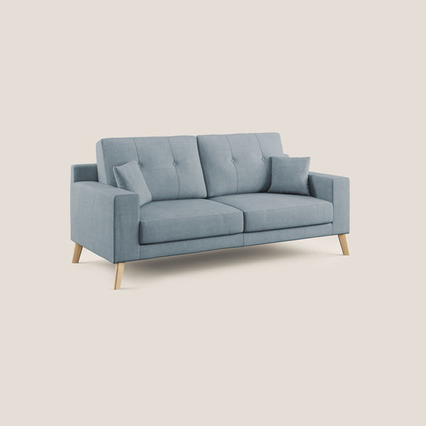 prezzo Divano 3 Posti 186x95x91 cm in Tessuto Carta Da Zucchero