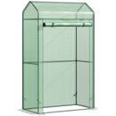 Serra da Balcone Verticale 100x51x170 cm in Polietilene Verde