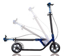 Monopattino 2 Ruote in Alluminio Globber One Nl 230 Ultimate Nero e Blu Colbalto