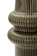 Vaso Harmony Ø18x36 cm in Ceramica Verde      