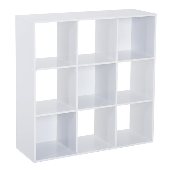 sconto Libreria Moderna 6 Somparti in MDF 91x29,5x91 cm Bianco