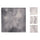 Set 4 Sottobicchieri 10x10x1 cm  in Ceramica VdE Tivoli 1996 Shades of Stones
