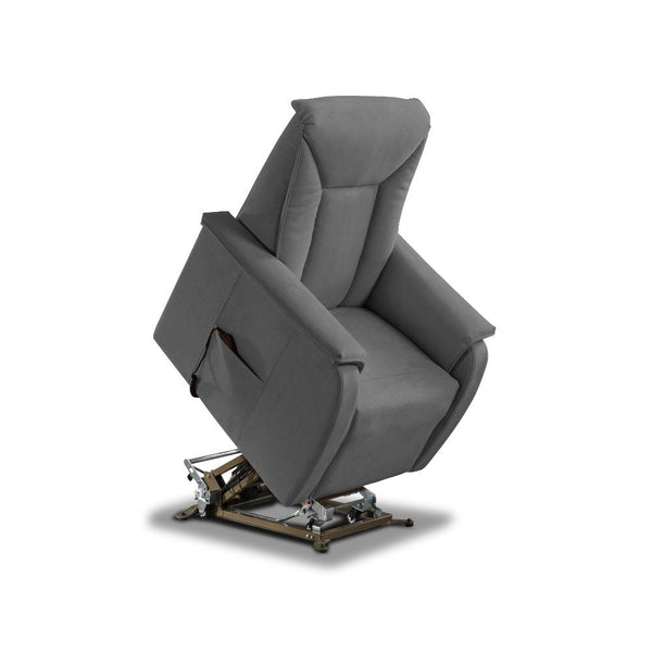 prezzo Poltrona Alzapersona Elettrica 2 Motori 82x108x84 cm Baila in Microfibra Dispositivo Medico 1 Grigio Scuro