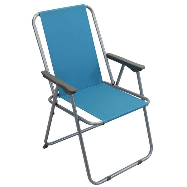 Spiaggina Pieghevole 52x37x38,5/78h cm in Acciaio Vari Colori online