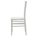 Set 4 Sedie 90,5x40x5x40 cm in Polipropilene Bianco