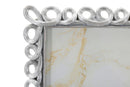 Cornice Hollow 26x2,2x31,3 cm in Resina e Vetro Argento      