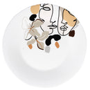 Piatto da Portata Ø35 cm  in Ceramica VdE Tivoli 1996 Face to grey 