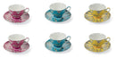 Set 6 Tazzine da Caffè Ø11,5x5 cm in Porcellana Villa d'Este Home Tivoli Japanese