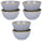 Set 6 Ciotole Ø12 cm 280 ml in Porcellana VdE Tivoli 1996 Confusion