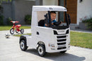 Camion Elettrico per Bambini 126x68x102 cm 24V Scania Bianco