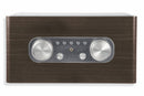 Altoparlante Speaker 80W Wireless con Radio Effetto Legno Kooper Rock Marrone