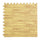 Tappeto Puzzle per Bambini Effetto Legno 4 Pezzi 60x60 cm Teak