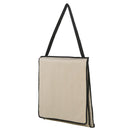 Set 2 Sdraio 142x51x40 cm Pieghevoli con Tasca Resistente Acqua in Tessuto Oxford Beige      