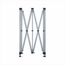 Gazebo da Giardino Pieghevole 3x3m in Alluminio e Tessuto Bianco