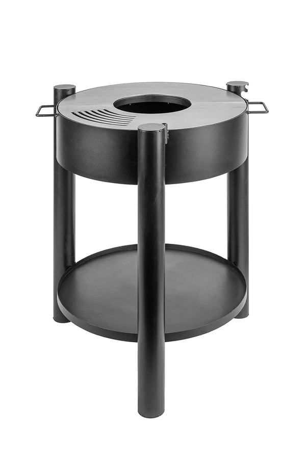 acquista Barbecue a Legna Piano Cottura 5 mm Erica in Acciaio Nero Alta Temperatura