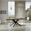 Tavolo Allungabile 140-244x90x77 cm Volantis Noce   