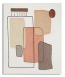 Dipinto su Tela Paint 80x100x2,8 cm Cornice in Legno di Pino Multicolor