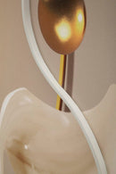 Stampa con LED su Tela Abstract 80x4x120 cm in Tela e Plastica e MDF Multicolor      
