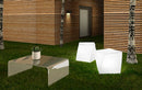 Pouf da Giardino Luminoso 45x45 cm in Resina Arkema Twisty Pouf SL