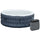 Vasca Idromassaggio da Esterno Gonfiabile Riscaldata Ø195x68 cm 950 Litri Blu Scuro