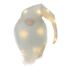 Gnomo di Natale H104 cm con Luci e Cappello Panna