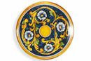 Set 6 Piatti Frutta Ø19 cm in Porcellana Decoro Mediterraneo Villa d'Este Home Tivoli Sicilia