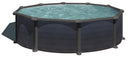 Piscina Rotonda Fuori Terra Ø460xh132 cm in Acciaio e PVC Gre Granada