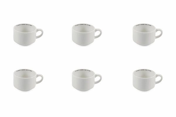 Set 6 Tazzine Caffè in New Porcellana 90 ml Villa d'Este Home Tivoli Caffeomanzia online