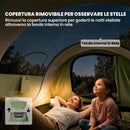 Tenda da Campeggio Pop-Up per 2-3 Persone 265x220x115 cm 2 Porte 2 Finestre Impermeabile in Poliestere Verde      