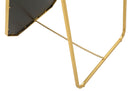 Specchio da Terra Gold 46x2x153 cm in Ferro e MDF e Specchio Oro      