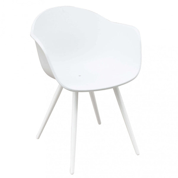 prezzo Sedia Sestriere 61x61x80 h cm in Plastica Bianco