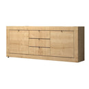 Madia Ocean 2 ante e 3 cassetti rovere 210x45x85h cm