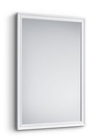 Specchio da Parete 50x70x1,9 cm in Plastica Frieda Bianco