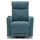 Poltrona Alzapersona Elettrica 2 motori 74x80x105 cm in Tessuto  Londra Petrolio