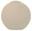 Vaso Dune Round 32,5x13x32,5 cm in Ferro Crema      
