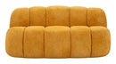 Divanetto Ball Senape 145x80x69 cm in Compensato e Spugna e Poliestere Senape      