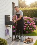 Lavandino a Parete da Giardino con Doppio Rubinetto Belfer 42/PRL Antracite