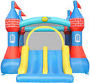 Castello Giostra Gonfiabile Doppio Scivolo con Pompa Happy Hop
