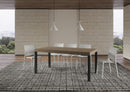  Tavolo Allungabile 200-304x90x77 cm Everyday Tortora Gambe Antracite