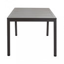 Tavolo Milo 150x90x74 h cm in Alluminio Taupe