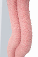 Specchio da Muro Teddy Rosa 60x4x160 cm in MDF e Poliestere e Specchio Rosa      
