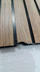 Set 10 Pannelli Decorativi 120x30 cm Rivestimento Murale Effetto Legno in PVC Rovere Seconda Scelta    