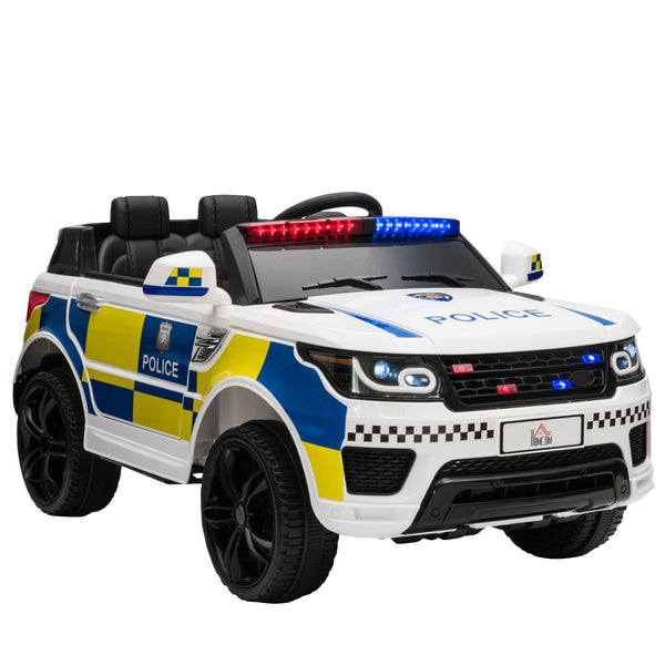 sconto Macchina Elettrica daPolizia per Bambini 12V Police Bianca